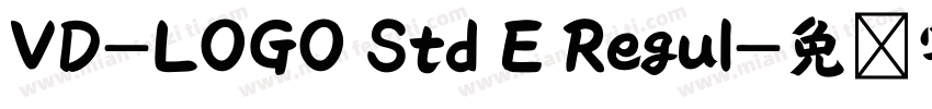 VD-LOGO Std E Regul字体转换